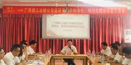 公司黨委召開(kāi)基層黨組織標(biāo)準(zhǔn)化、規(guī)范化建設(shè)經(jīng)驗(yàn)交流會(huì)