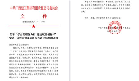 【喜訊】冶建公司3項(xiàng)宣傳、黨建成果榮獲集團(tuán)公司表彰