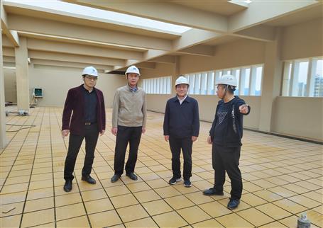 廖立波、何勇到項目開展一季度暨復工復產(chǎn)綜合大檢查
